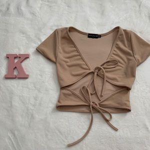 Pretty Little Thing Cute Tie-up Top